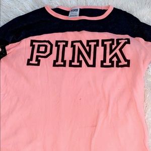 Pink shirt, a few imperfections